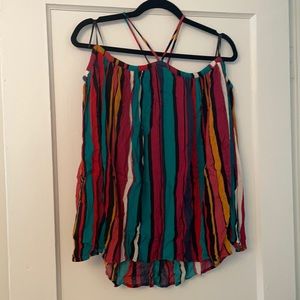 Off the shoulder flowing sleeved top